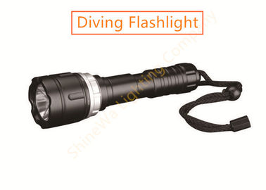 Tauchen 550LM, das geführten Taschenlampen-veränderbaren Batterie-Gebrauch unter 80m Wasser fokussiert