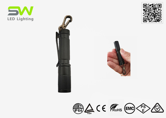 Die meisten Auswirkungen Taschengröße EDC Taschenlampe Licht hohe Leistung 250 Lumens mit Schlüsselanhänger