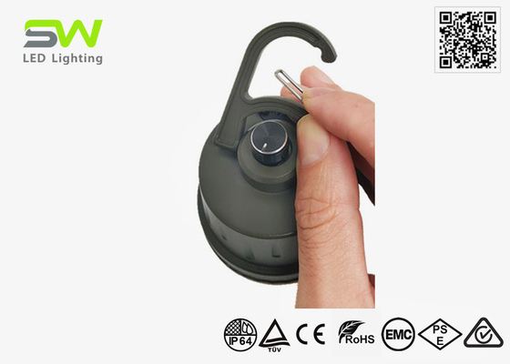 Wiederaufladbares kleines Led-Campingzelt Laterne Warmweißstrahl Karabiner Haken