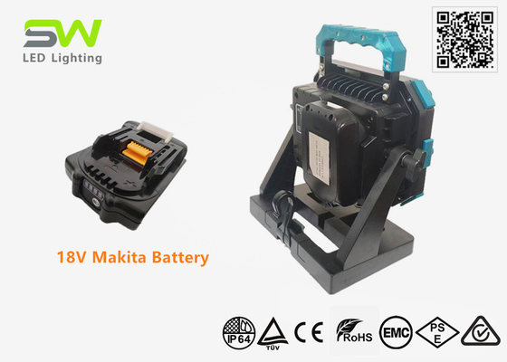 Hochleistungs-LED-Handwerk-Lichter Stativ Montiert 18V Batterie