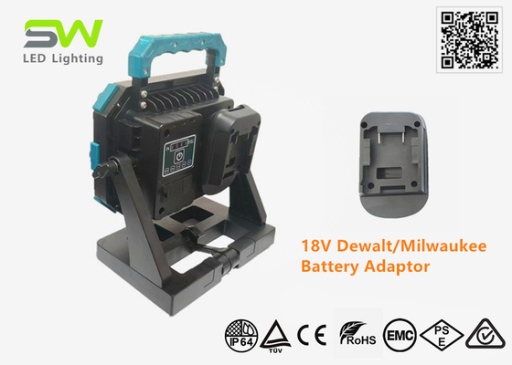 Hochleistungs-LED-Handwerk-Lichter Stativ Montiert 18V Batterie