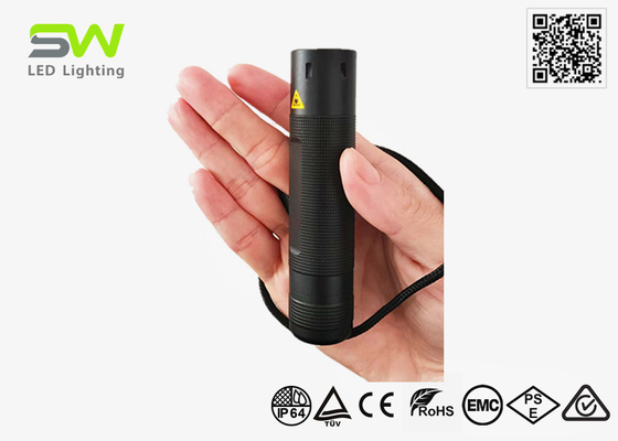 EDC Schlaggröße Inspektion Fackel 320 Lumens von 3 Stück AAA-Batterie betrieben
