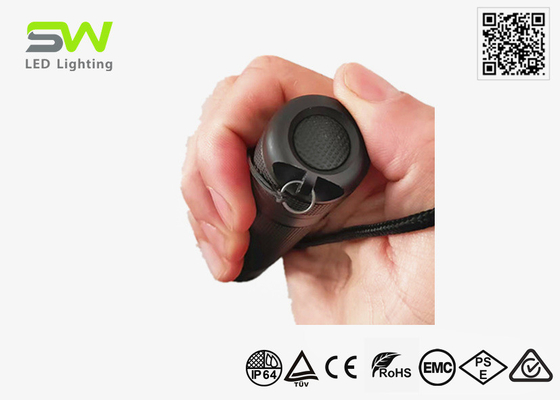 EDC Schlaggröße Inspektion Fackel 320 Lumens von 3 Stück AAA-Batterie betrieben