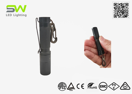 Die meisten Auswirkungen Taschengröße EDC Taschenlampe Licht hohe Leistung 250 Lumens mit Schlüsselanhänger
