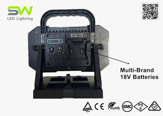 6000 Lumen Portable 18V Arbeitslicht mit Schrittlosen Einstellbarer Farbtemperatur