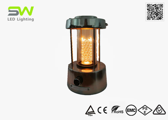 Metallmaterial 5W LED Campinglaterne Warmlicht Typ C wiederaufladbar
