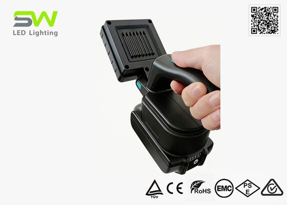 25W Kompakte Handlampe mit 18V Makita Akku und Griff zur Inspektion