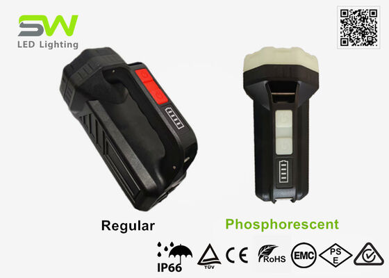 Wiederaufladbarer Nacht-Leucht-Handscheinwerfer für Feuerwehr, Rettungseinsätze, IP66 wasserdicht