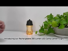 Wiederaufladbares kleines Led-Campingzelt Laterne Warmweißstrahl Karabiner Haken