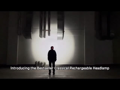 Magnetische wiederaufladbare LED-Scheinwerfer mit hoher Leuchtdichte, mit roter Warnleuchte