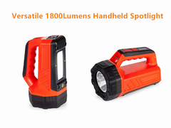 Ein leistungsstarker 1800-Lumens-Handlicht